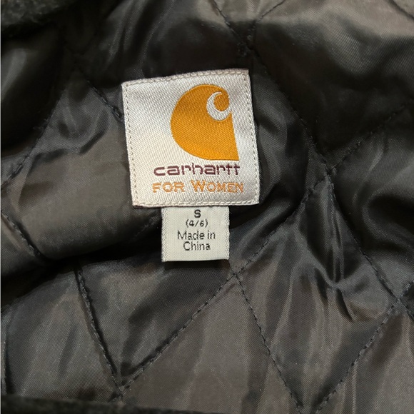 Women’s Carhartt Wool Jacket w/ Fur Lined Hood - Picture 6 of 9